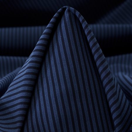 Techno Jersey, Stripes, High Elasticity, Parisian Night&Folkstone Gray