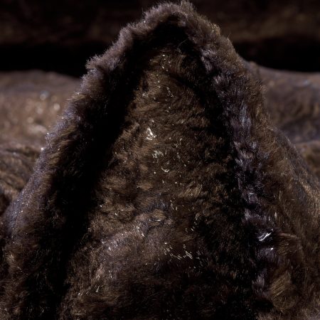 Fake Fur, Viscose Cotton, Persian Fur, Mocca&Silver