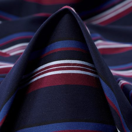 Poplin, Viscose, Elastic, Parisian Night&Cabernet