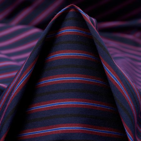 Poplin, Viscose, Elastic, Parisian Night&Cabernet
