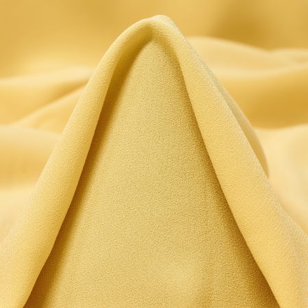 Crêpe, Satin, Crêpe Satin, Mellow Yellow