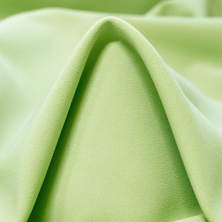 Double, Fleece, High Elasticity, Lettuce Green&Snow White