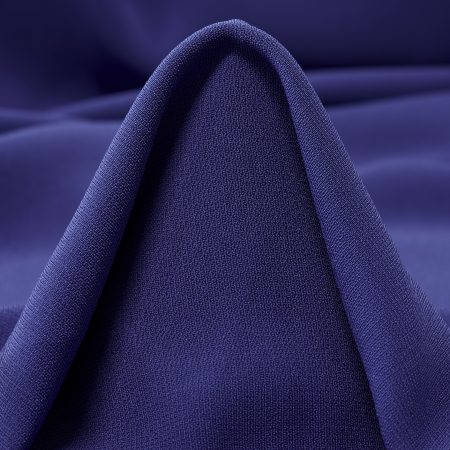 Crêpe, Triacetate, Deep Ultramarine