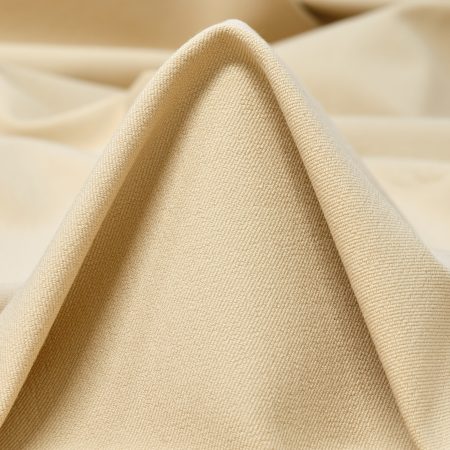 Twill, Cotton, Elastic, Creme Brûlée