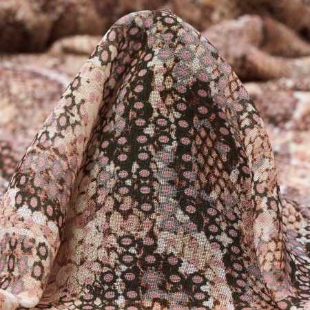 Crêpe, Viscose, Printed, Misty Rose
