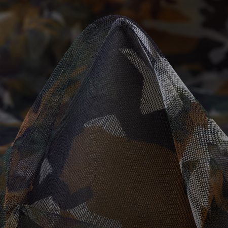 Tulle, Printed, Camouflage, Biscuit&Marshmallow