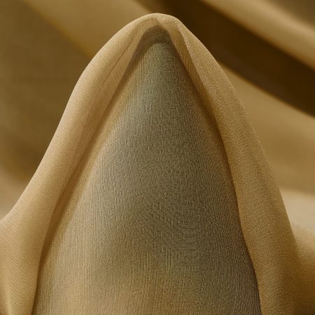 Chiffon, Silk, Biscuit