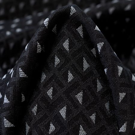 Jacquard, Elastic, Blackened Pearl