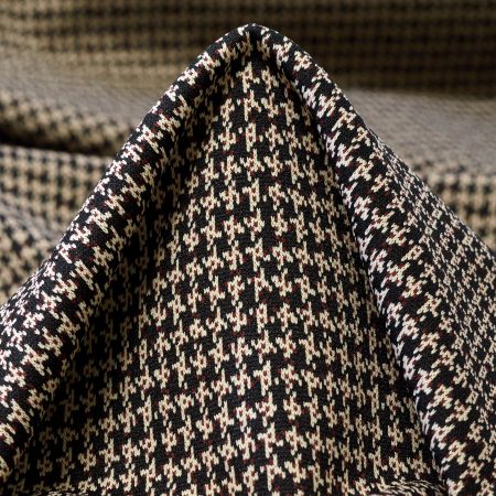 Jersey, Elastic, Houndstooth, Tiramisu