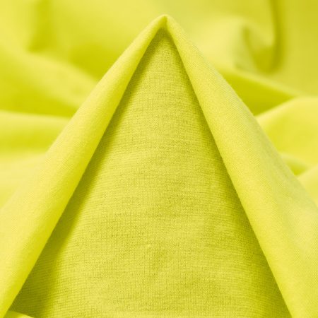 Cotton, Jersey, Neon Yellow