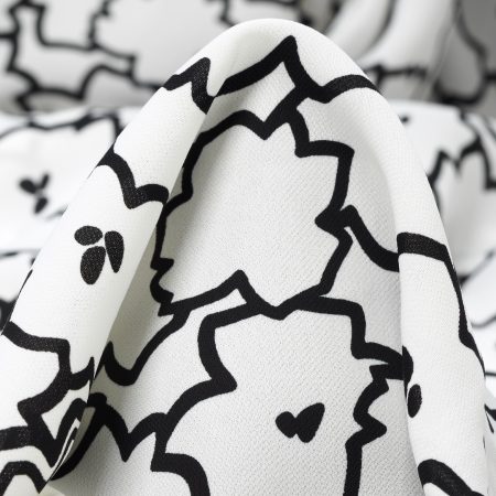 Cady, Printed, Floral, Snow White&Raven Black