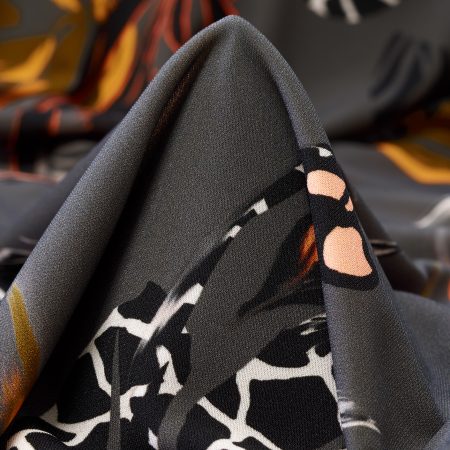 Cady, Printed, Steel&Papaya