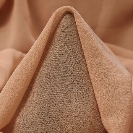 Chiffon, Crêpe, Pale Peach