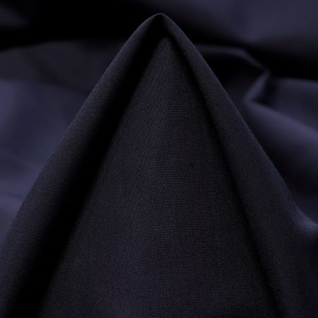 Poplin, Lining, Cotton Blend, Dark Sapphire