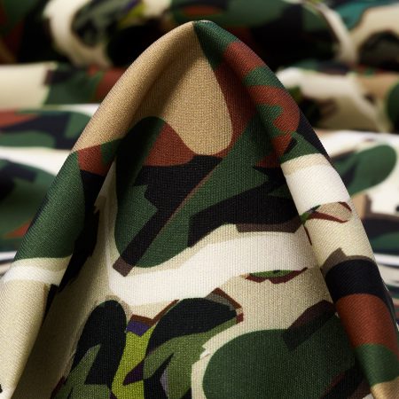 Techno Jersey, Printed, Eden Green&Taupe