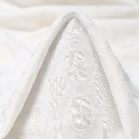 Jacquard, Viscose, Ivory