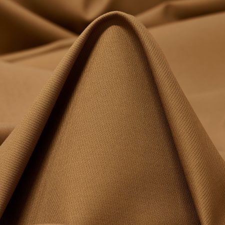 Gabardine, Cotton, Elastic, Brown Sugar