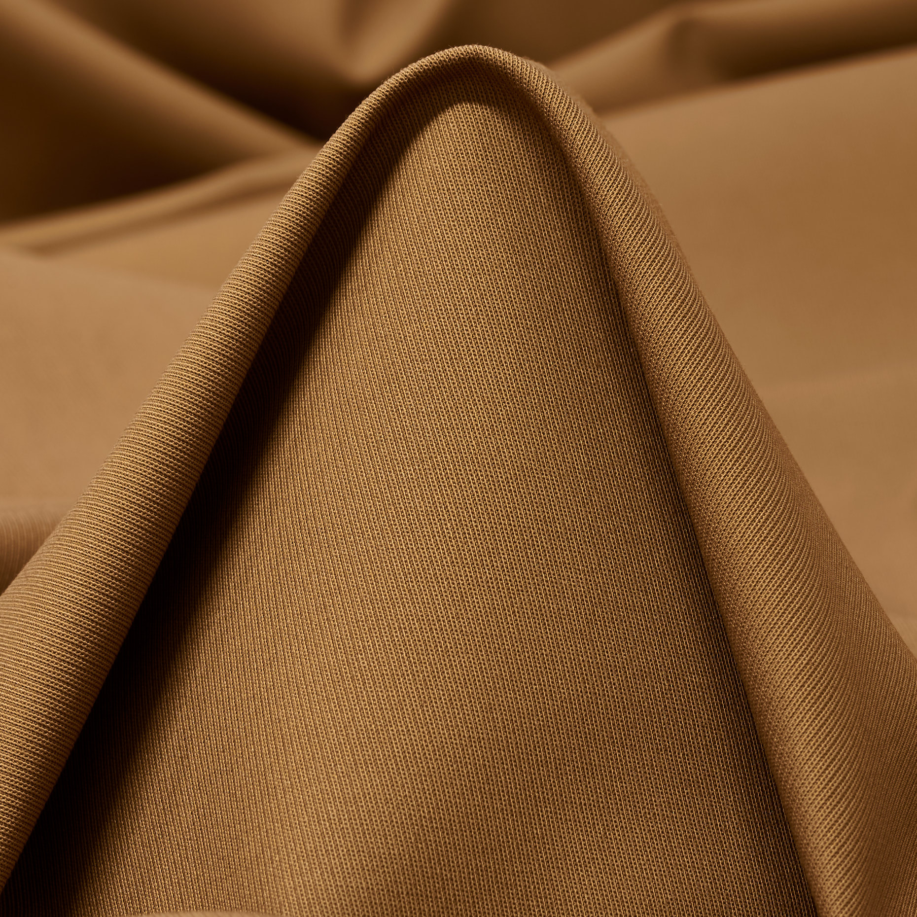 Gabardine, Cotton, Elastic, Brown Sugar