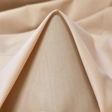 Poplin, Lining, Cotton Blend, Almond Milk