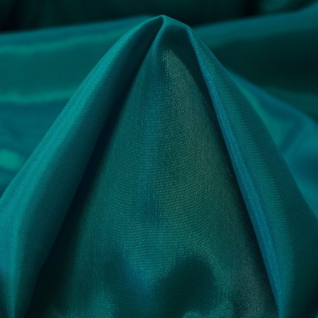 Cupro, Elastic, Teal