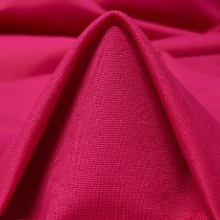 Jersey, Viscose, Punto Milano, Hot Pink