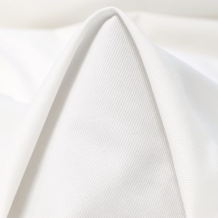 Twill, Cotton, Elastic, Brilliant White
