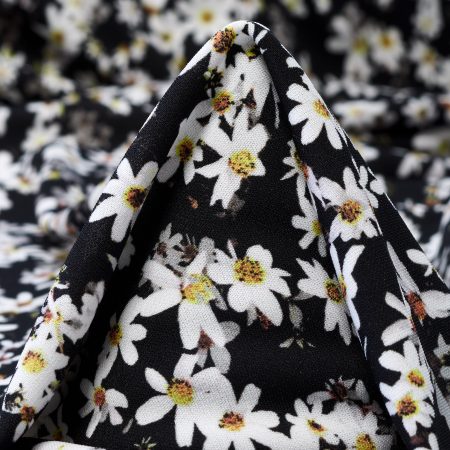 Jersey, Printed, Ivory&Raven Black