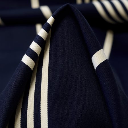 Twill, Cotton, Elastic, Dark Sapphire&Almond