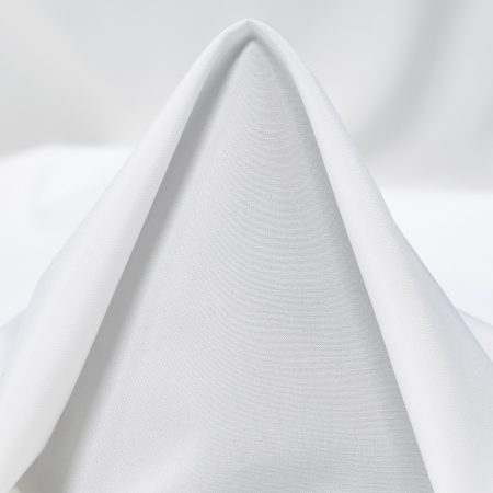 Poplin, Cotton Blend, Brilliant White