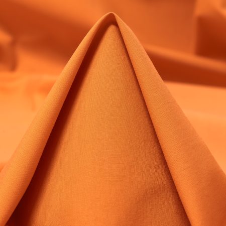 Poplin, Cotton, Sun Orange