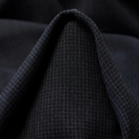 Crêpe, Wool Blend, Anthracite&Raven Black