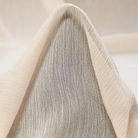 Chiffon, Crêpe, Wrinkly, White Onyx
