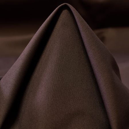Poplin, Cotton Elastic, Cocoa Brown