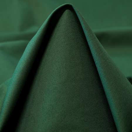 Poplin, Cotton Elastic, Hunter Green