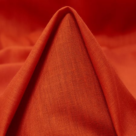 Batiste, Cotton Blend, Coral Red