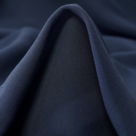 Crêpe, Chiffon, Silk, Vintage Indigo
