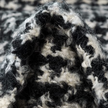 Bouclé, Virgin Wool, Raven Black&Ivory