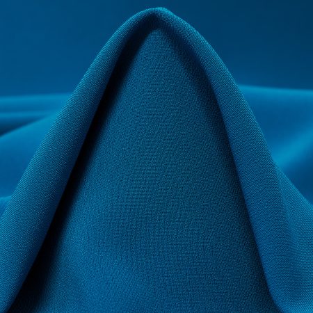 Crêpe, Triacetate, Saxony Blue