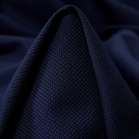 Jersey, Piqué, Viscose, Blue Depths