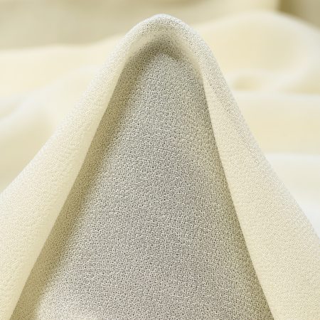 Crêpe, Viscose, White Onyx