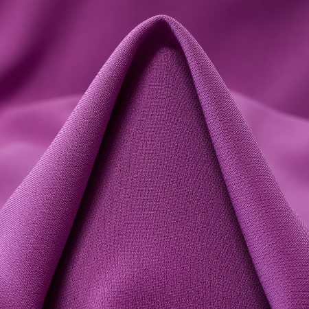 Crêpe, Triacetate, Striking Purple