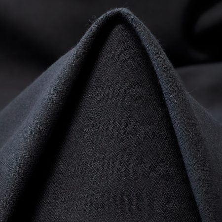 Flannel, Cotton Wool, Herringbone, Blackened Pearl