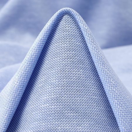 Jersey, Piqué, Cotton, Bluebell