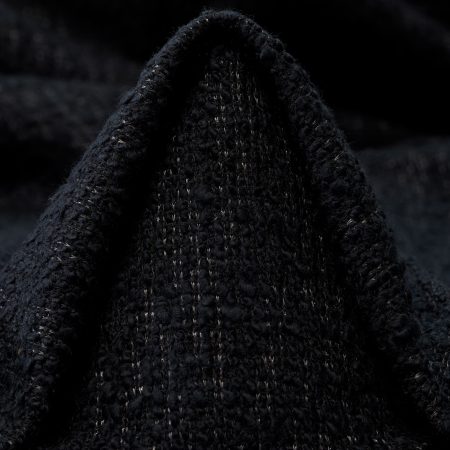 Jersey, Cotton Blend, Lurex, Black Sand&Paloma