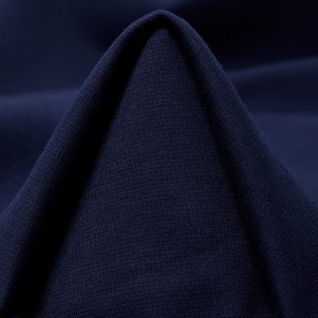 Jersey, Punto Milano, Cotton, Blue Depths