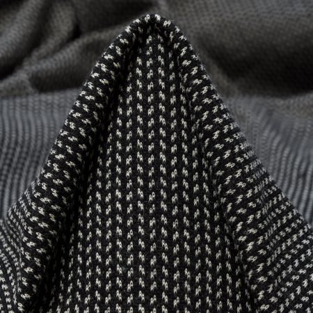 Jersey, Jacquard, Cotton, Anthracite