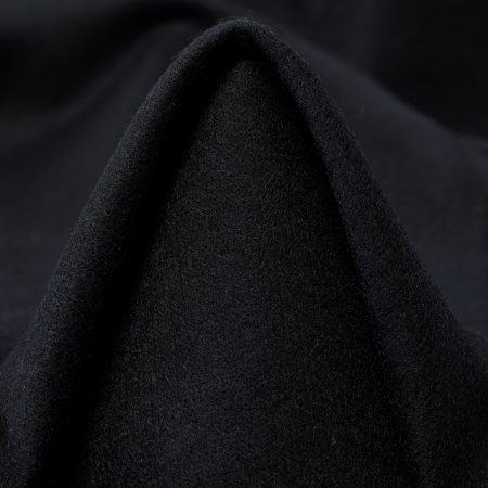 Jersey, Boiled Wool, Jet Black