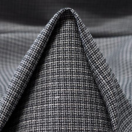 Virgin Wool, Linen Blend, Mockingbird