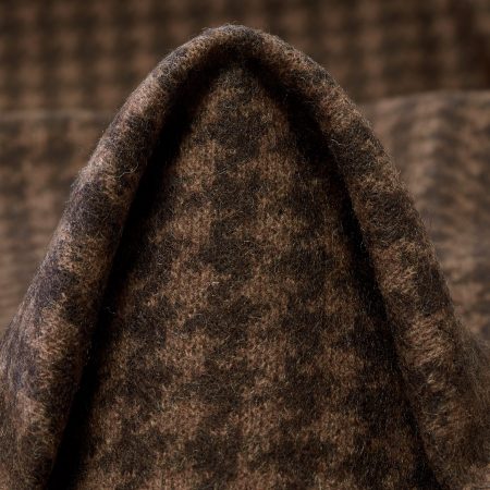 Jersey, Jacquard, Wool, Hot Fudge