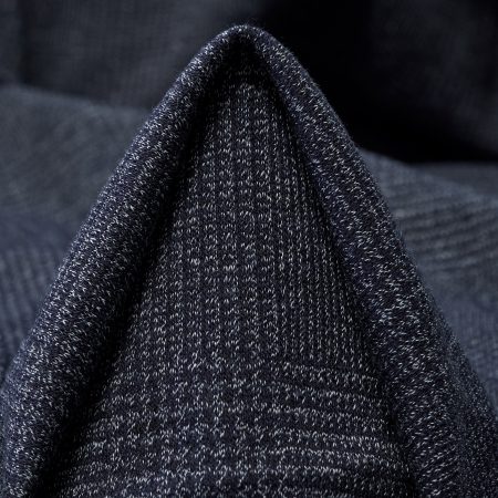 Jersey, Cotton Blend, Viscose Blend, Blue Indigo